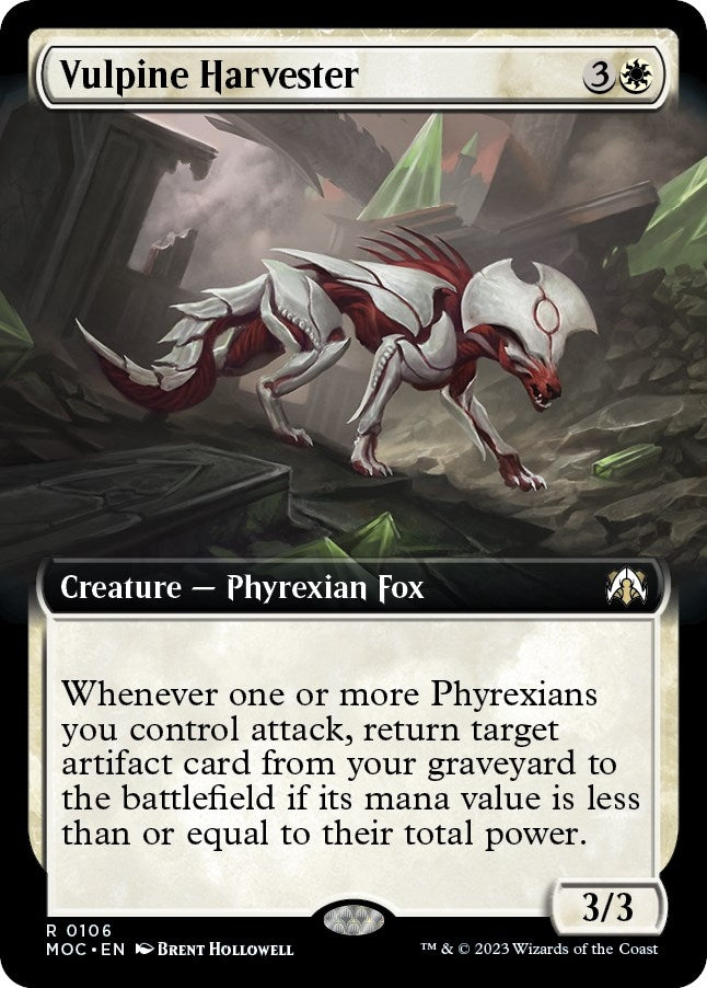 Vulpine Harvester (Extended Art) [March of the Machine Commander]