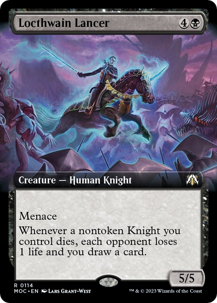 Locthwain Lancer (Extended Art) [March of the Machine Commander]