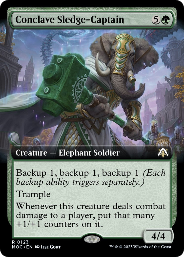 Conclave Sledge Captain Extended Art (123) [MOC]