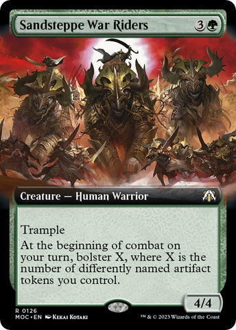 Sandsteppe War Riders (Extended Art) [March of the Machine Commander]