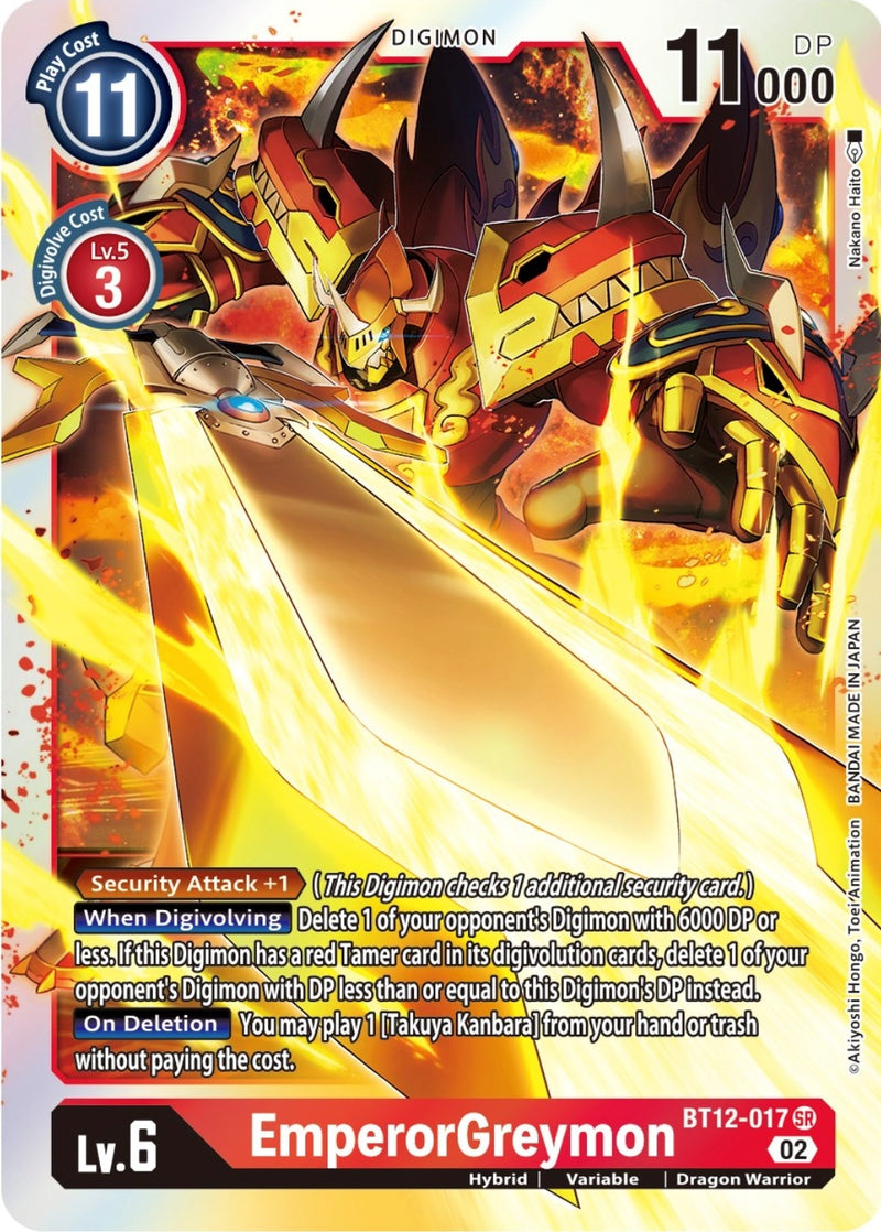 Image for EmperorGreymon [Across Time]