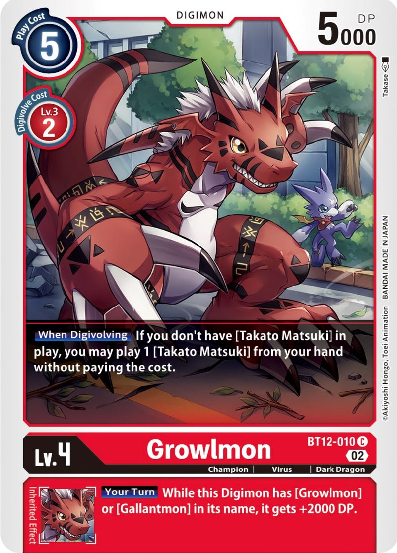 Image for Growlmon [Across Time]