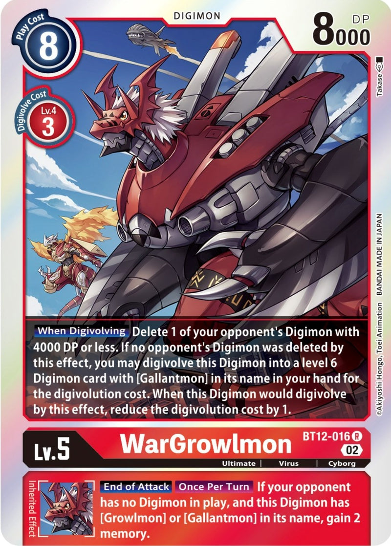 Image for WarGrowlmon [Across Time]