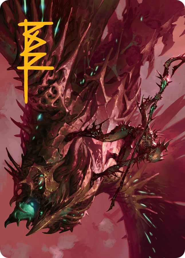 Skyclave Invader Art Card Gold Stamped Signature (18) [ASMOM]