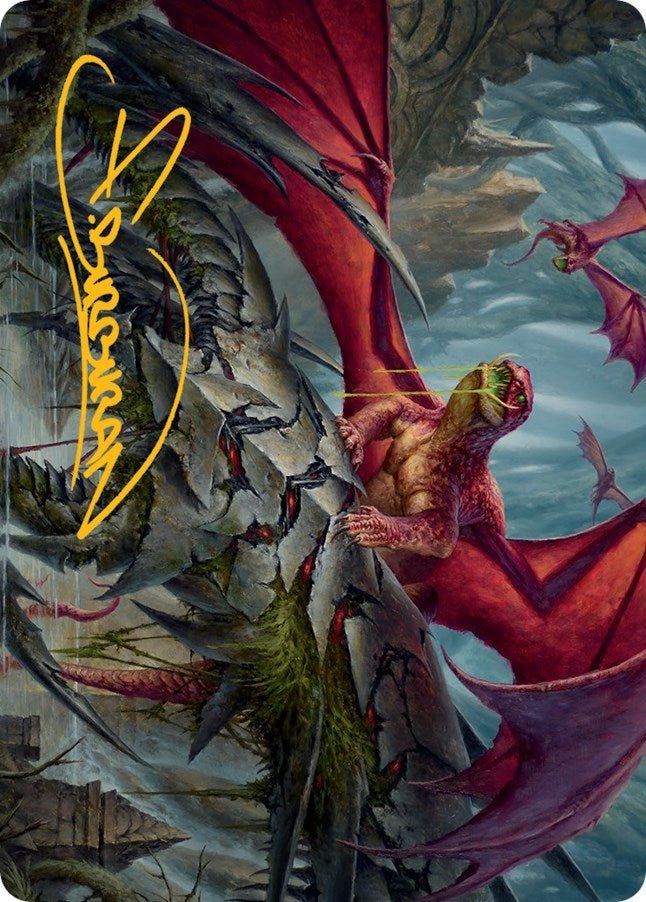 Hoarding Broodlord Art Card Gold Stamped Signature (23) [ASMOM]