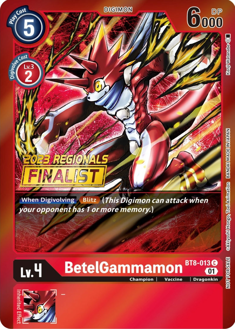 Image for BetelGammamon (2023 Regionals Finalist) [New Awakening]