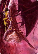 Marauding Dreadship Art Card Gold Stamped Signature (36) [ASMOM]
