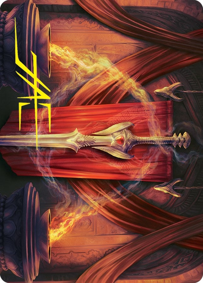 Ramosian Greatsword Art Card Gold Stamped Signature (37) [ASMOM]