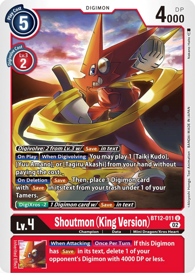 Image for Shoutmon (King Version) [Across Time]