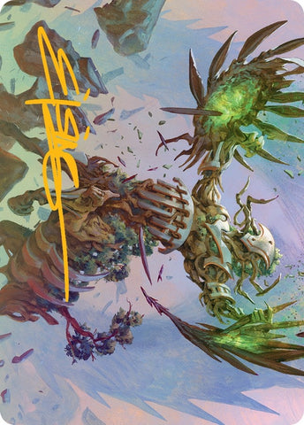 Botanical Brawler Art Card Gold Stamped Signature (43) [ASMOM]