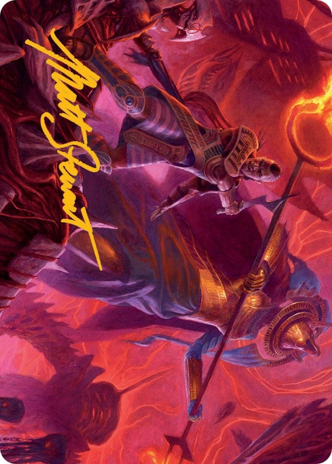 Djeru and Hazoret Art Card Gold Stamped Signature (44) [ASMOM]