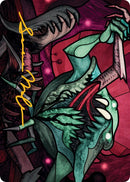 Yargle Glutton of Urborg Art Card Gold Stamped Signature (72) [ASMOM]