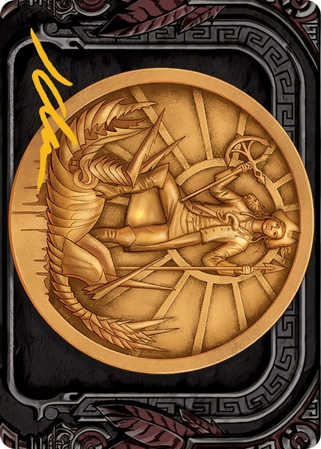 Captain Lannery Storm Art Card Gold Stamped Signature (73) [ASMOM]
