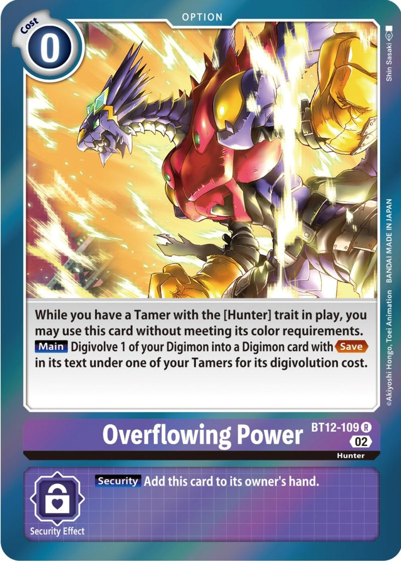 Image for Overflowing Power [Across Time]