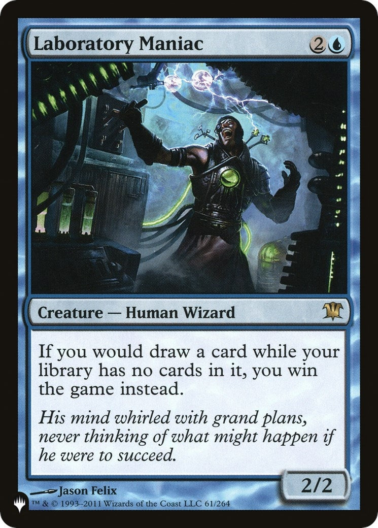 Laboratory Maniac ISD (61) [LIST]