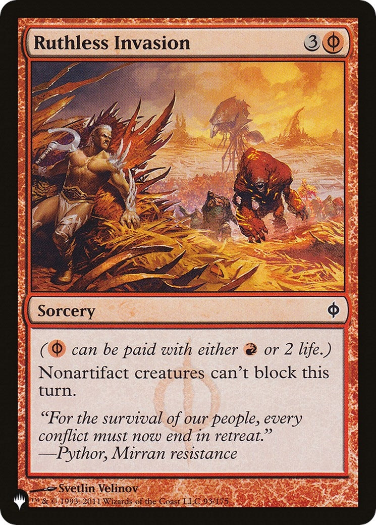Ruthless Invasion (93) [LIST]