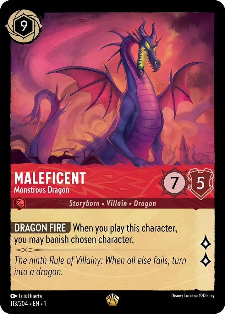 Maleficent Monstrous Dragon (113/204) [1]