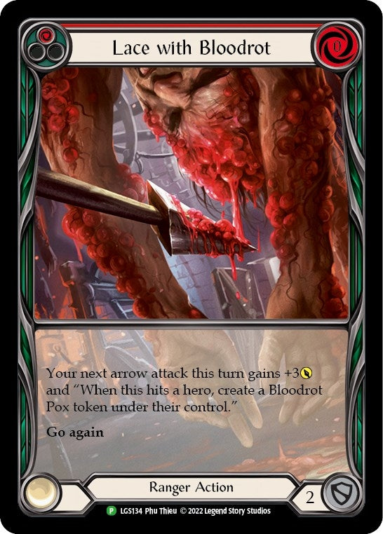 Image for Lace with Bloodrot (Red) [Flesh and Blood: Promo Cards]