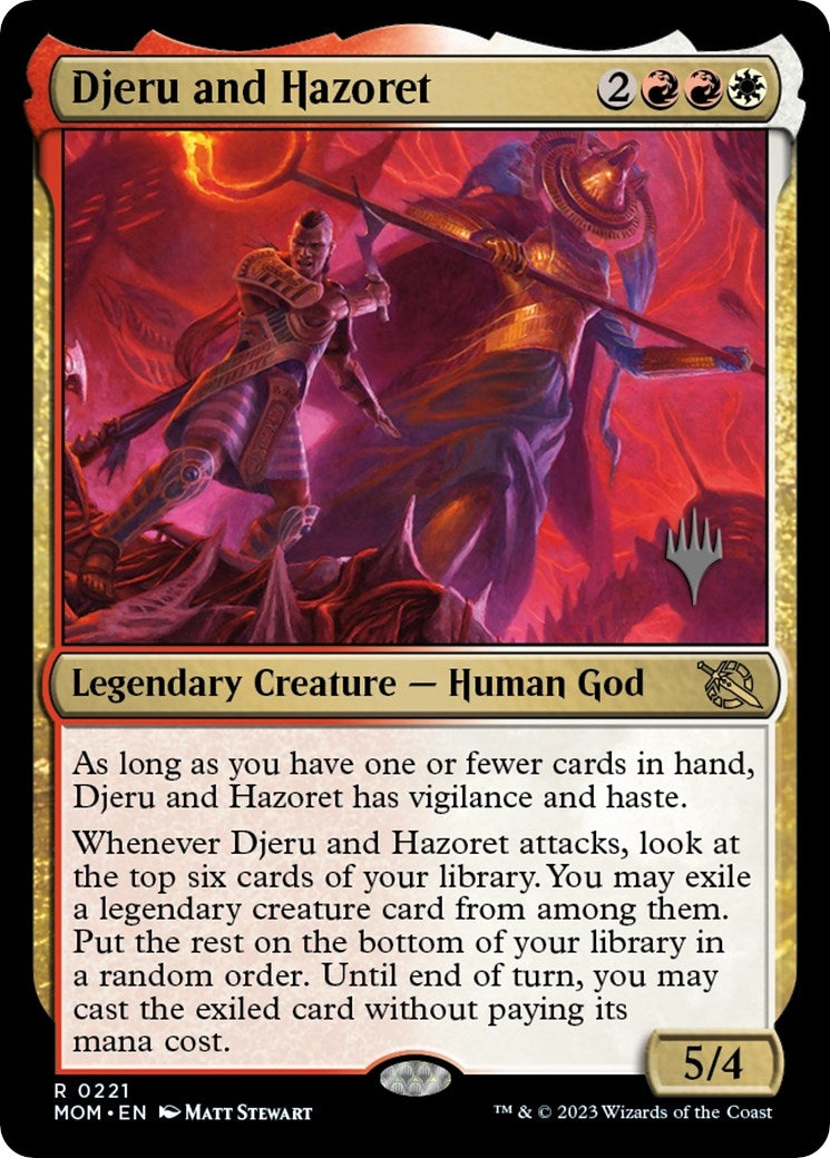 Djeru and Hazoret (Promo Pack) [March of the Machine Promos]