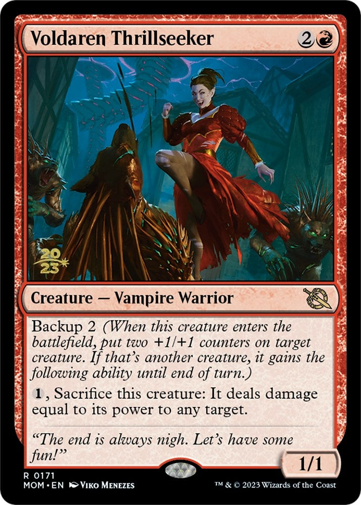 Voldaren Thrillseeker [March of the Machine Prerelease Promos]