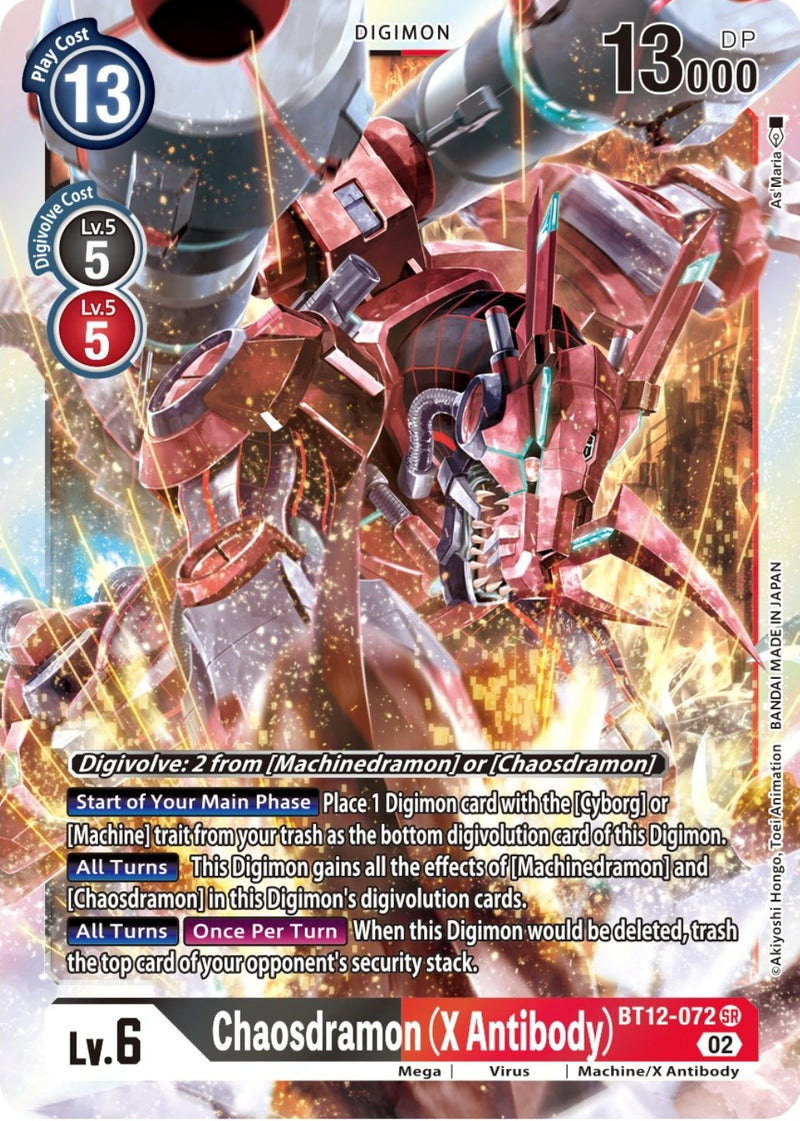 Image for Chaosdramon (X Antibody) [Across Time]