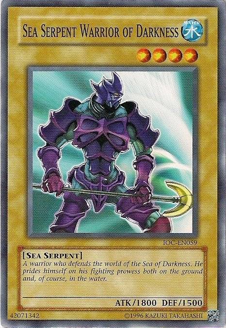 Sea Serpent Warrior of Darkness (IOC-EN059) [IOC-EN]