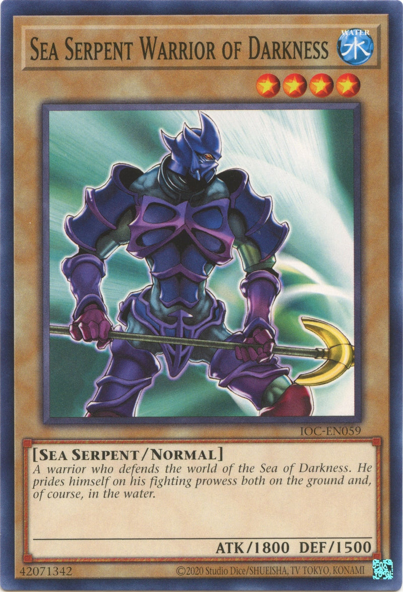 Sea Serpent Warrior of Darkness (IOC-EN059) [IOC-EN]