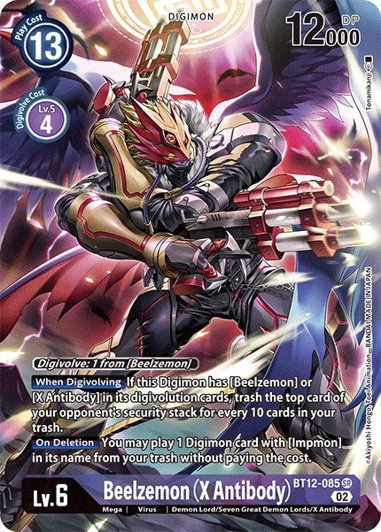 Image for Beelzemon (X Antibody) (Alternate Art) [Across Time]