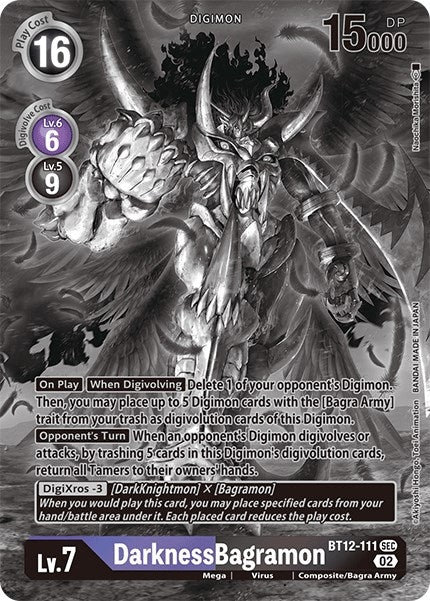 Image for DarknessBagramon (Alternate Art) (Black & White) [Across Time]