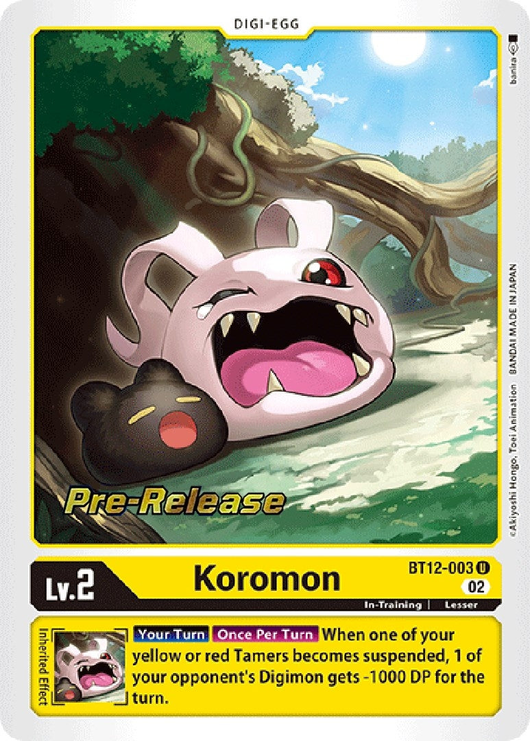 Image for Koromon [Across Time Pre-Release Cards]