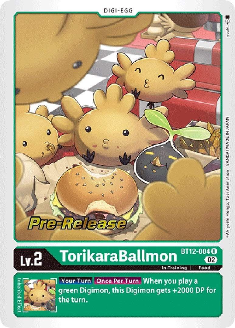 Image for TorikaraBallmon [Across Time Pre-Release Cards]