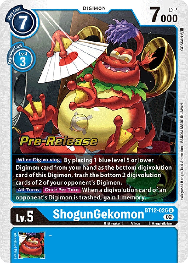 Image for ShogunGekomon [Across Time Pre-Release Cards]