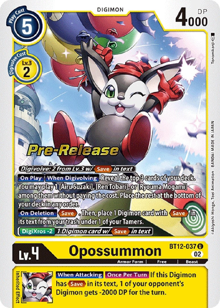 Image for Opossummon [Across Time Pre-Release Cards]