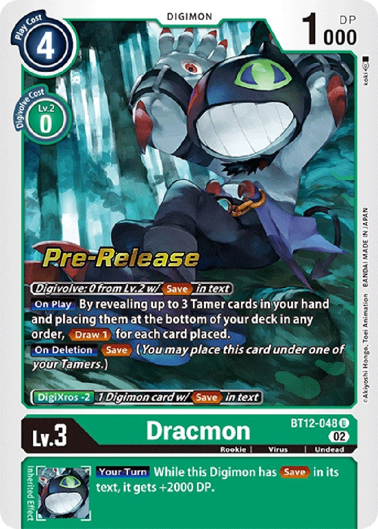 Image for Dracmon [Across Time Pre-Release Cards]