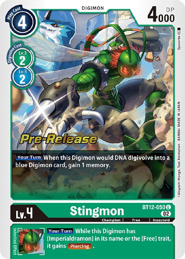 Image for Stingmon [Across Time Pre-Release Cards]