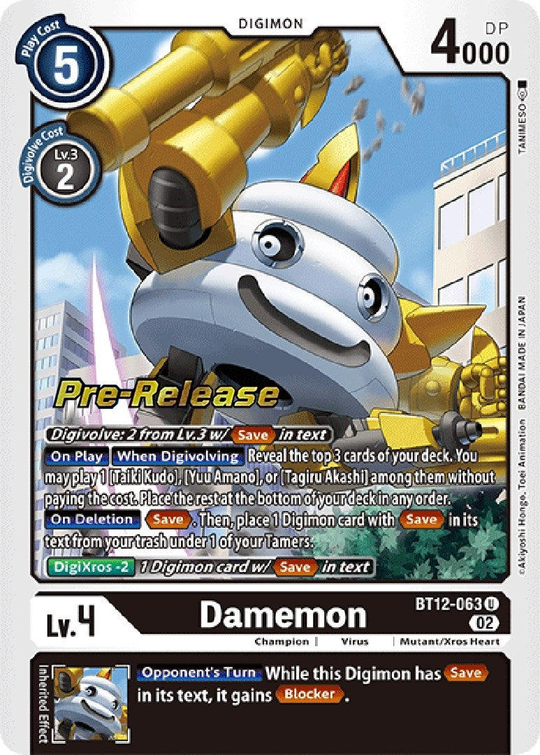 Image for Damemon [Across Time Pre-Release Cards]