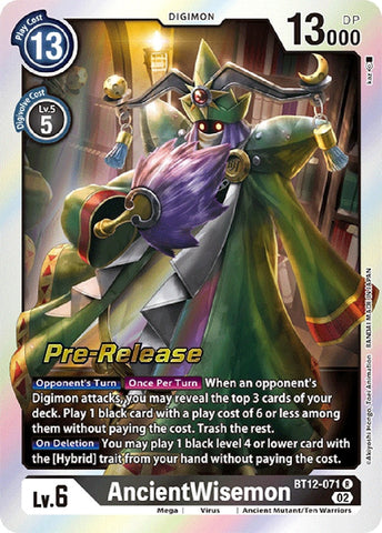 Image for AncientWisemon [Across Time Pre-Release Cards]