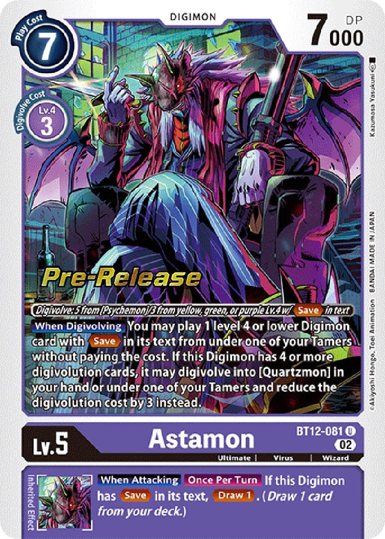 Image for Astamon [Across Time Pre-Release Cards]