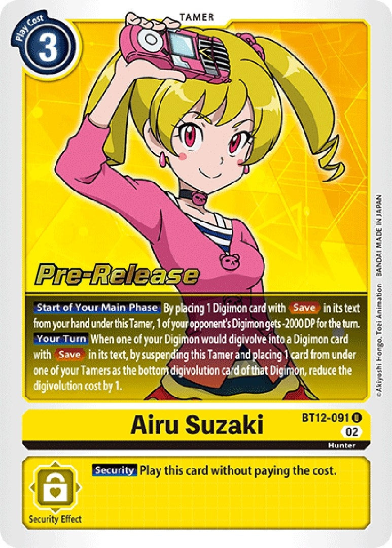 Image for Airu Suzaki [Across Time Pre-Release Cards]