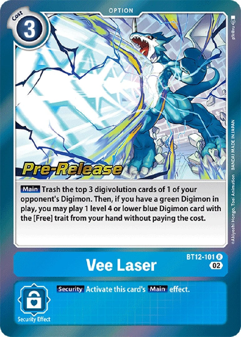 Image for Vee Laser [Across Time Pre-Release Cards]