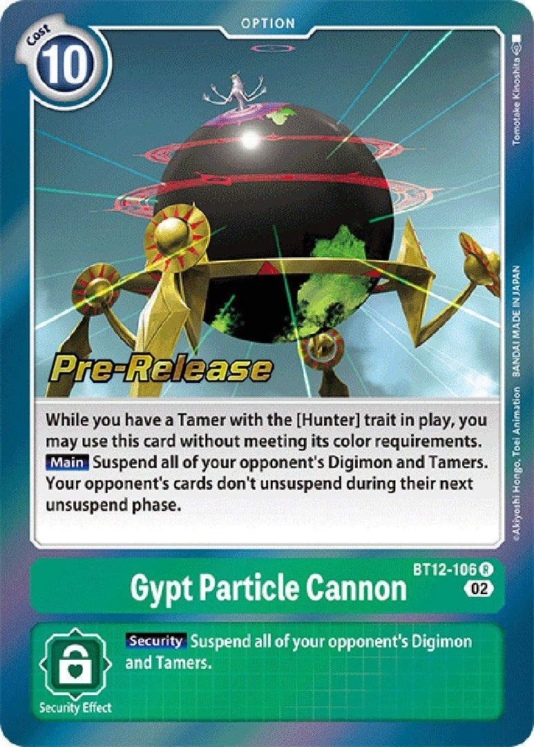 Image for Gypt Particle Cannon [Across Time Pre-Release Cards]