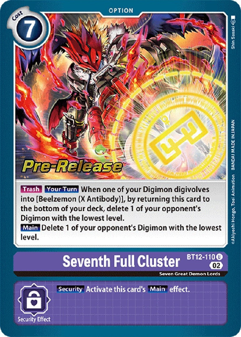 Image for Seventh Full Cluster [Across Time Pre-Release Cards]