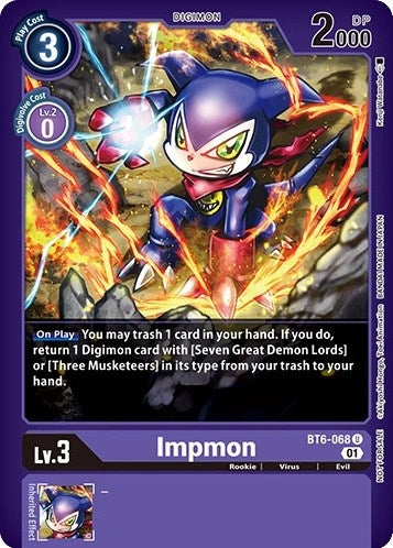 Image for Impmon (April 2023 Beelzemon Special) [Starter Deck 14: Beelzemon Advanced Deck Set Pre-Release Cards]