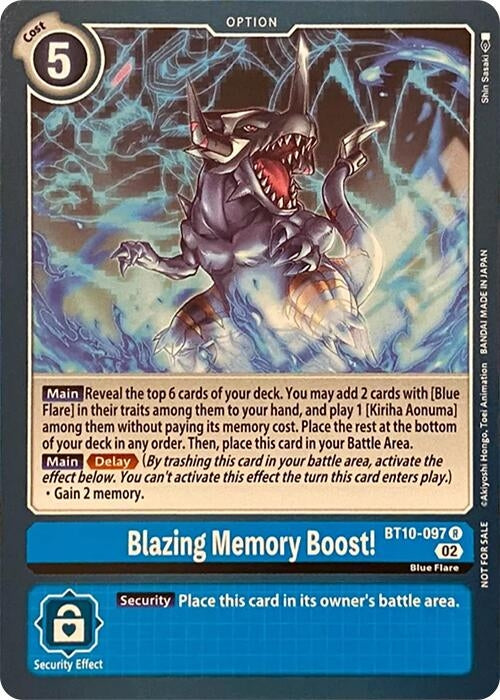 Image for Blazing Memory Boost! [Revision Pack Cards]