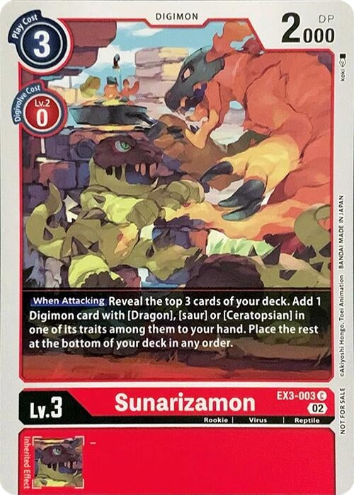 Image for Sunarizamon [Revision Pack Cards]