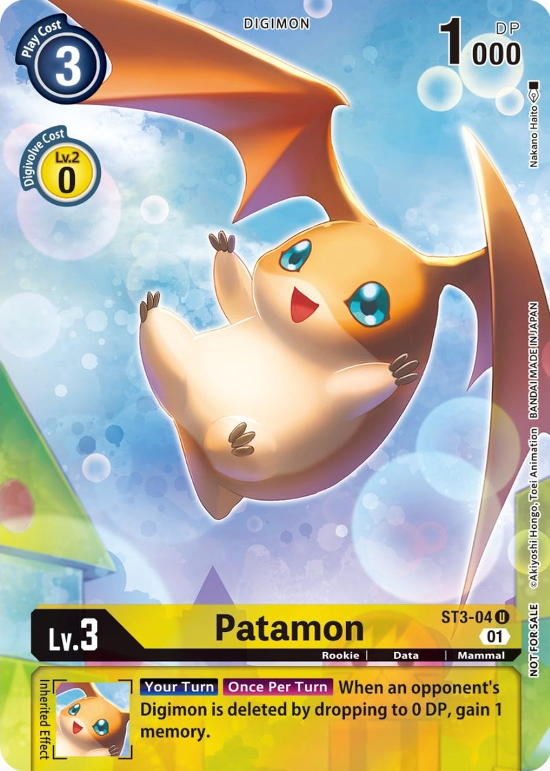 Image for Patamon - ST3-04 (Official Tournament Pack Vol.9) [Starter Deck 03: Heaven's Yellow]