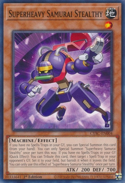 Superheavy Samurai Stealthy (CYAC-EN004) [CYAC]