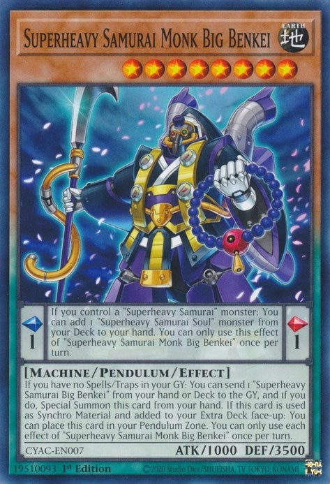 Superheavy Samurai Monk Big Benkei (CYAC-EN007) [CYAC]