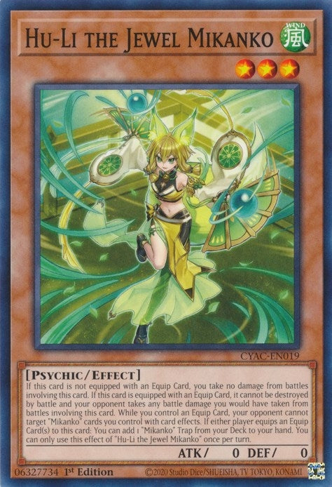 Hu Li the Jewel Mikanko (CYAC-EN019) [CYAC]