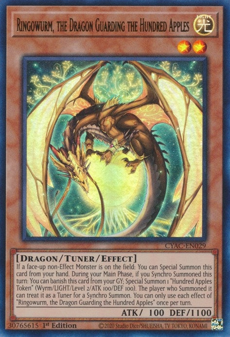Ringowurm the Dragon Guarding the Hundred Apples (CYAC-EN029) [CYAC]